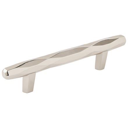 3.75 in. Center to Center St. Vincent Cabinet Pull, Bright Nickel