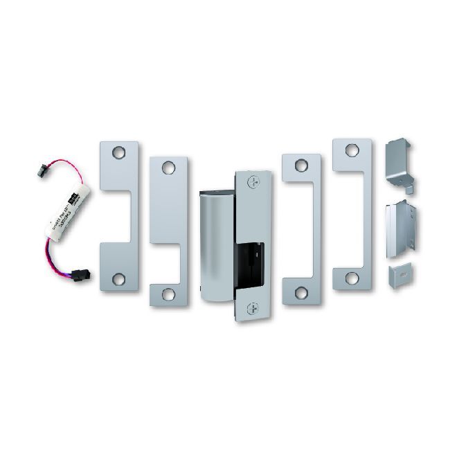 12-24V DC Smart Strike Electric Strike Body, Satin Stainless Steel
