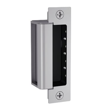 Electric Strike Complete Kit for Latchbolt Locks, Satin Stainless Steel