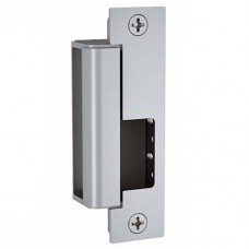 Heavy Duty, Low Profile Latchbolt Complete Electric Strike Kit, Satin Stainless Steel