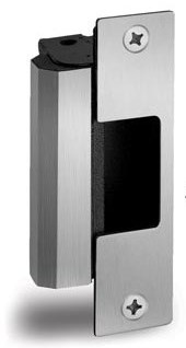 12-24V DC Electric Strike Body with Latchbolt Monitor, Satin Stainless Steel