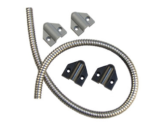 36 in. Door Cord with Caps - Black