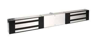 DM62 Magnalock 62 Double 12V & 24V DC Satin Stainless Steel