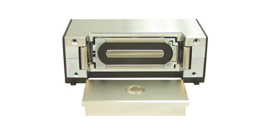 4000 Pound 12V - 24V AC & DC Electromechanical Maglock Satin Stainless Steel