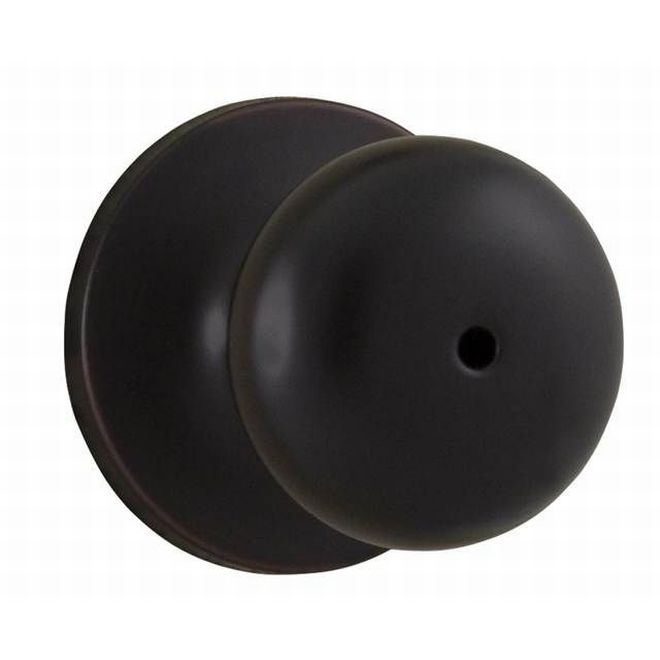 Salem Privacy Lock with Adjustable Latch & Full Lip Strike, Oil Rubbed Bronze