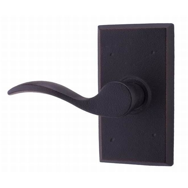 L7300H1H1SL20 Left Hand Carlow Square Passage Lock with Adjustable Latch & Full Lip Strike, Oil Rubbed Bronze