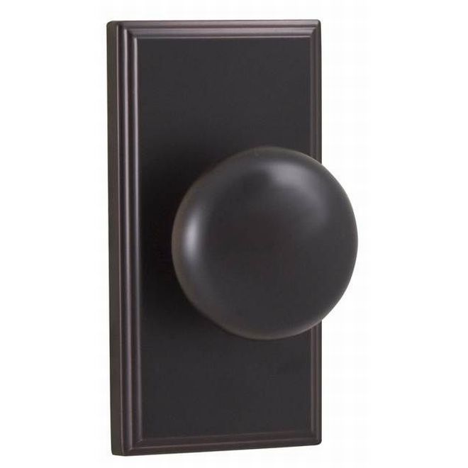 Impresa Woodward Privacy Lock with Adjustable Latch & Full Lip Strike, Oil Rubbed Bronze