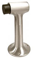 8 in. Heavy Duty Floor Mount Bumper, Brushed Nickel