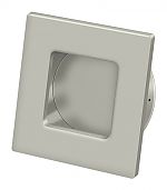 2.75 in. Heavy Duty Square Flush Pull, Brushed Nickel