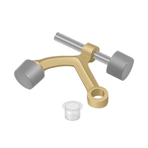 Hinge Pin Stop, Hinge Mounted Brushed Brass