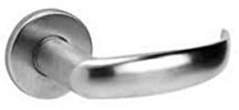 ML2010PSA626M31 Passage Mortise Lock Working Trim with Princeton Lever & A Rose, Satin Chrome