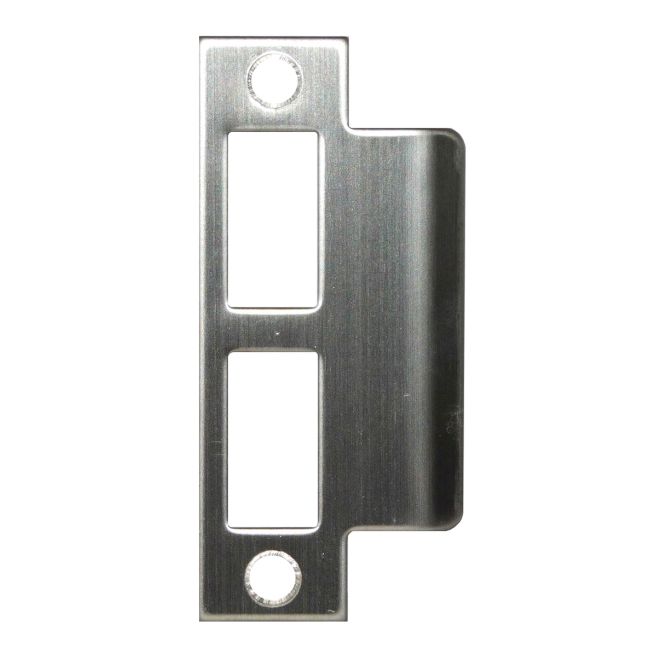 1.75 in. ASA Strike Plate - Satin Stainless Steel
