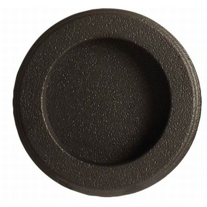 2211US10B Round Flush Pull, Oil Rubbed Bronze