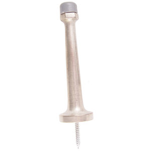4 in. Door Stop, Satin Nickel