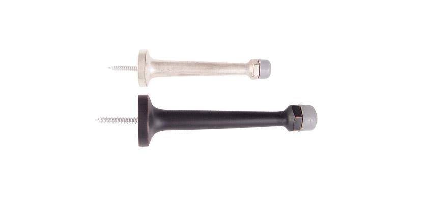 3 in. Door Stop, Bright Nickel