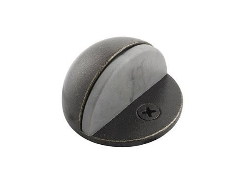 Half Dome Door Stop, Bright Chrome