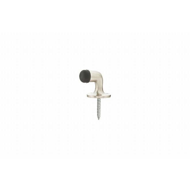 Floor Door Bumper, Satin Nickel