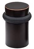 2 in. Cylinder Floor Bumper, Flat Black