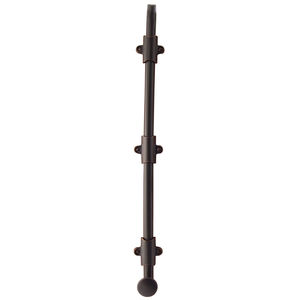 24 in. Surface Bolt with 3 Strikes, Oil Rubbed Bronze