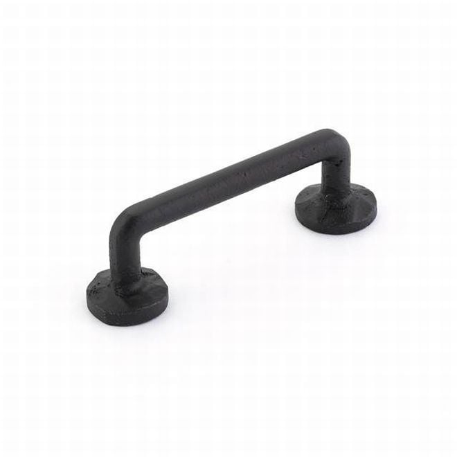 3 in. Center to Center Bronze Rod Cabinet Pull, Flat Black
