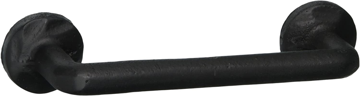 3.5 in. Center to Center Bronze Rod Cabinet Pull, Flat Black