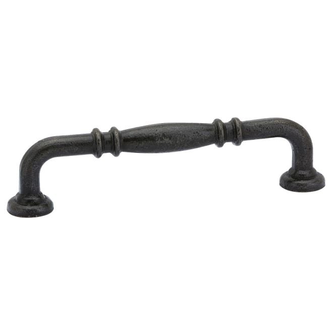 4 in. Center to Center Tuscany Ribbed Cabinet Pull, Medium Bronze