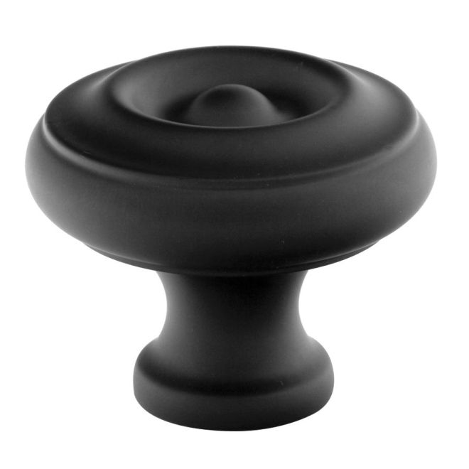 Waverly 1.25 in. Cabinet Knob, Flat Black