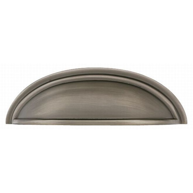 3 in. Center to Center Cup Cabinet Pull, Antique Nickel