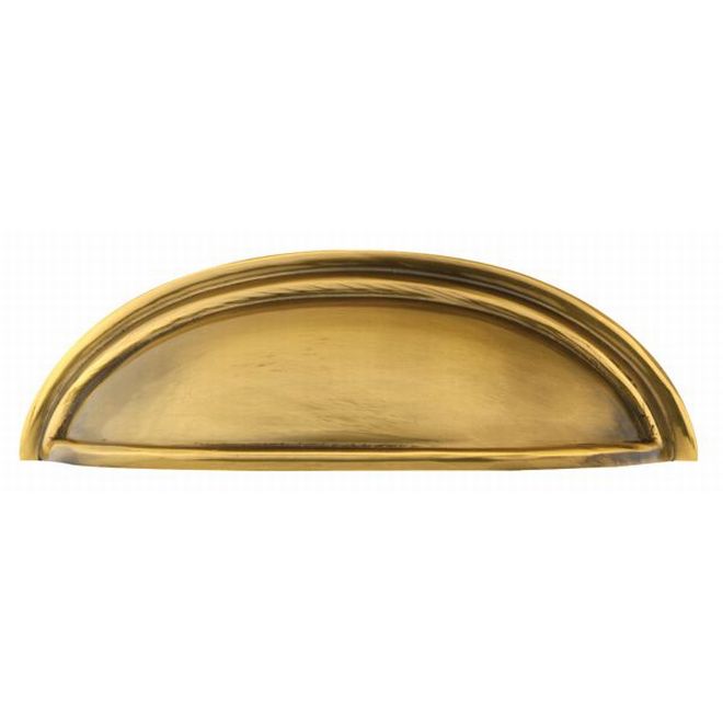 3 in. Center to Center Cup Cabinet Pull, French Antique Brass