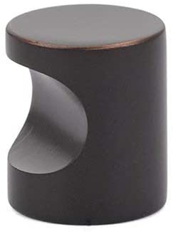 Modern Finger Cabinet Pull, Oil Rubbed Bronze - Large