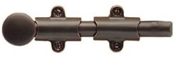 12 in. Surface Bolt with 3 Strikes, Oil Rubbed Bronze