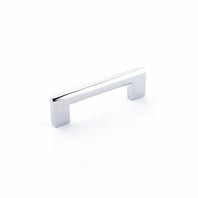 3.5 in. Center to Center Trail Cabinet Pull, Bright Chrome