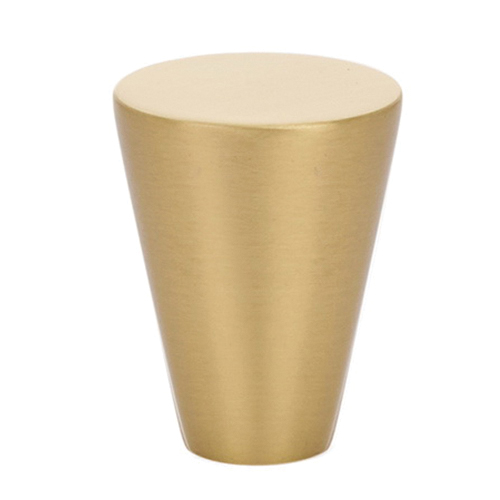 1 in. Cabinet Knob, Satin Brass