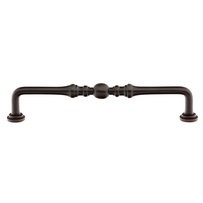 6 in. Center to Center Spindle Cabinet Pull, Oil Rubbed Bronze