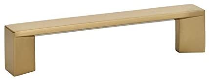 6 in. Center to Center Trinity Door Pull, Satin Brass