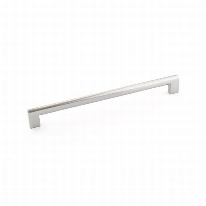 10 in. Center to Center Trail Cabinet Pull, Satin Nickel