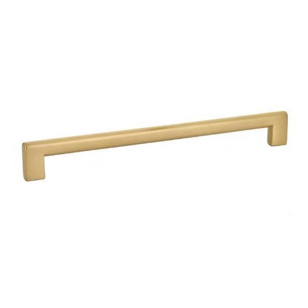 10 in. Center to Center Trail Cabinet Pull, Satin Brass