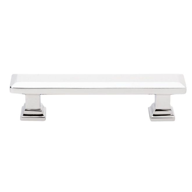 86300US26 3.5 in. Geometric Rectangular Cabinet Pull