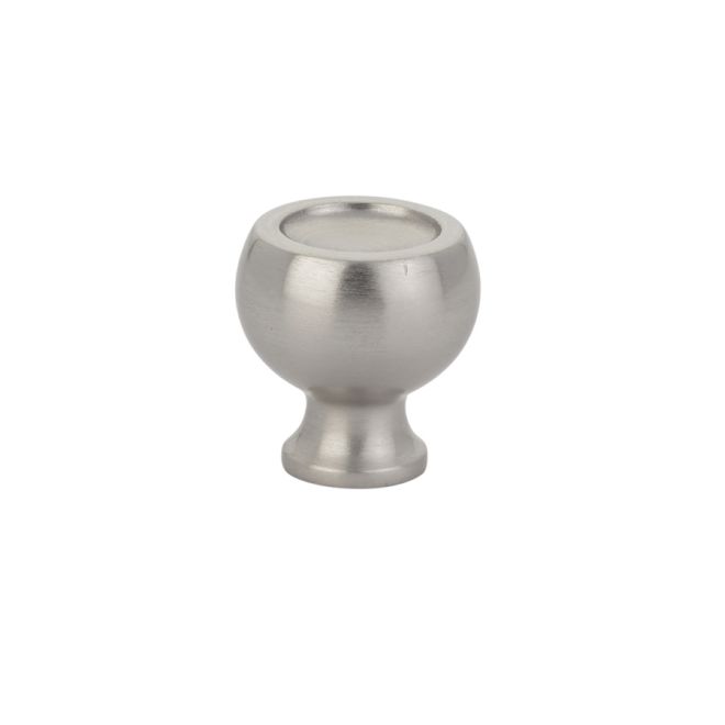 Atomic 1.25 in. Cabinet Knob, Satin Nickel