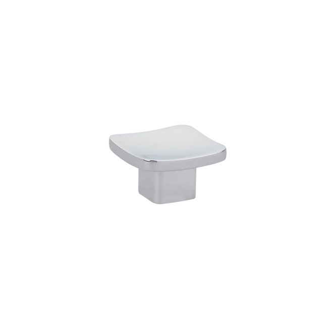 Basin 1.25 in. Cabinet Knob, Bright Chrome