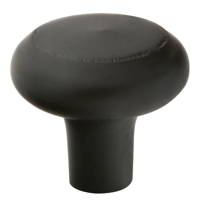 Bronze Barn 1.25 in. Cabinet Knob, Flat Black