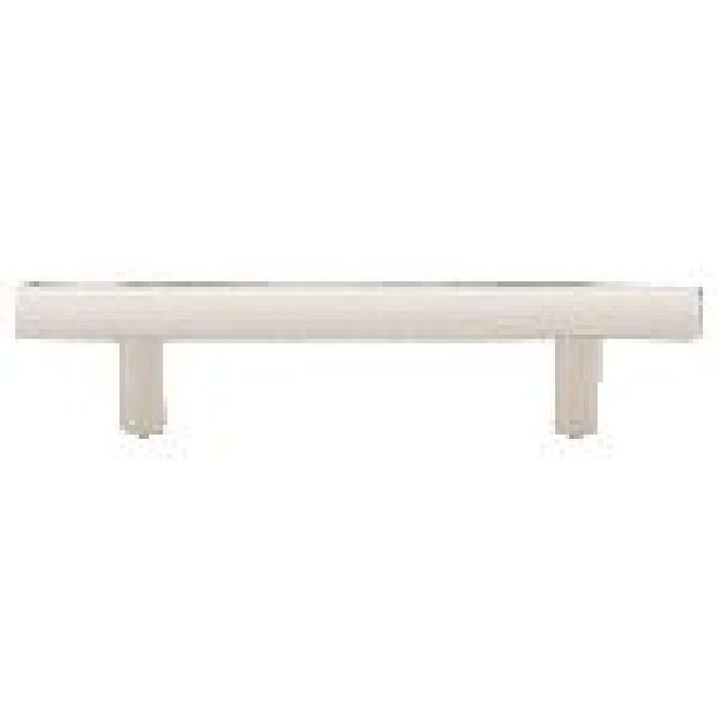 3 in. Center to Center Brass Bar Cabinet Pull, Satin Nickel