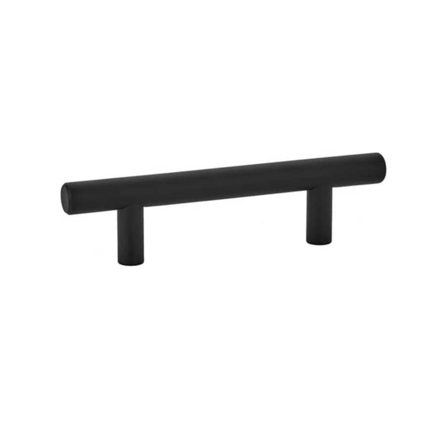 4 in. Brass Bar Pull, Flat Black
