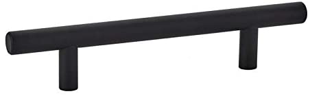 86362US19 6 in. Brass Bar Pull, Flat Black