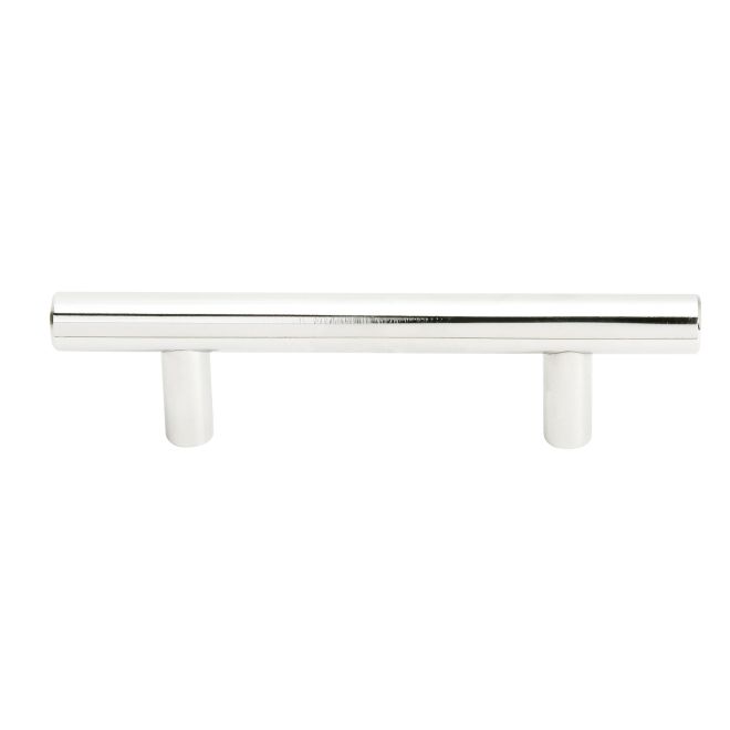 10 in. Brass Bar Pull, Bright Chrome