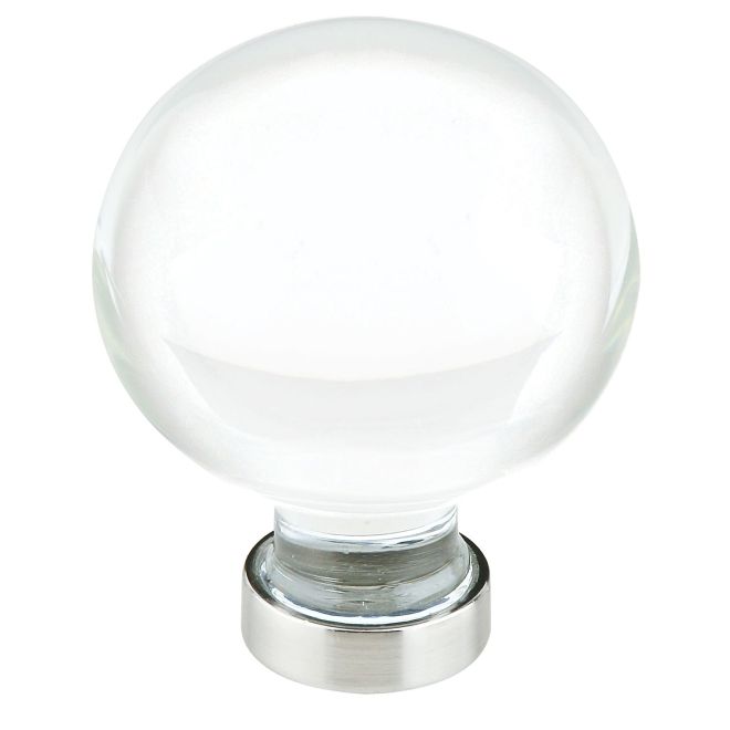 Bristol 1.25 in. Cabinet Knob, Satin Nickel