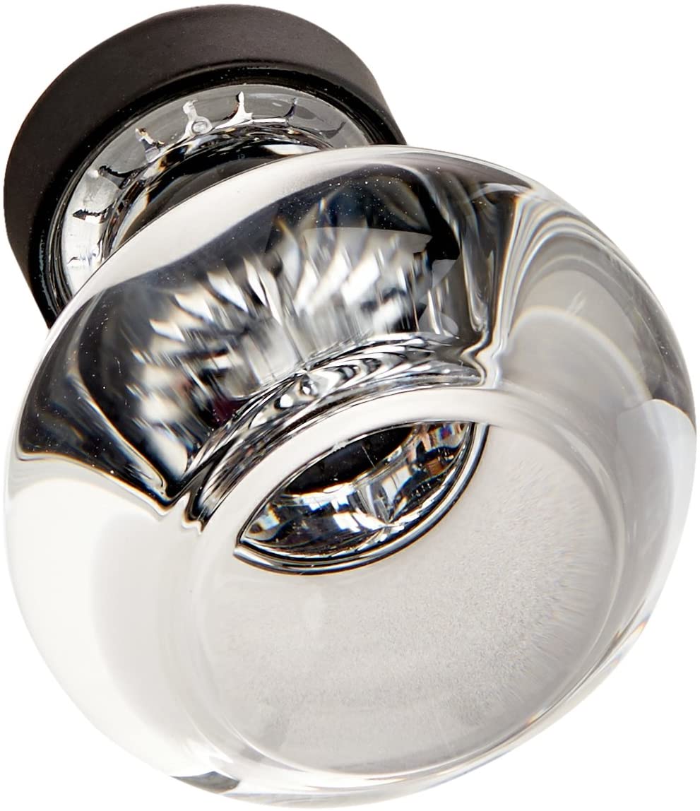 Georgetown 1.25 in. Cabinet Knob, Flat Black