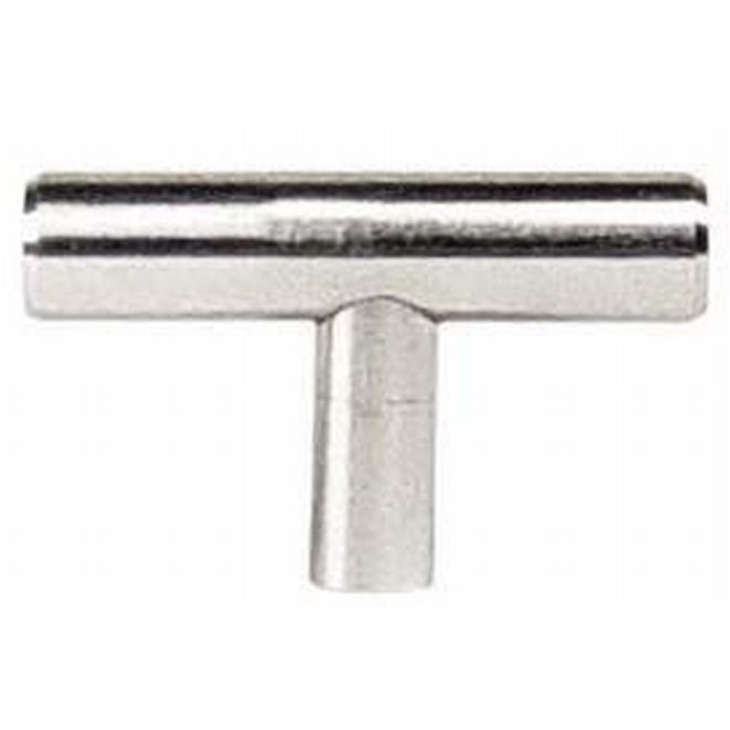 86357US26 2 in. Brass Bar Knob, Bright Chrome