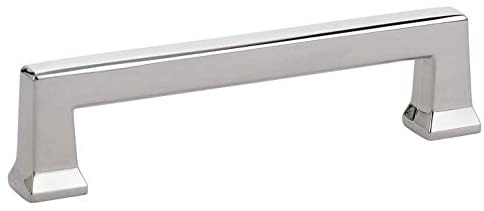 86425US14 4 in. Alexander Cabinet Pull, Bright Nickel
