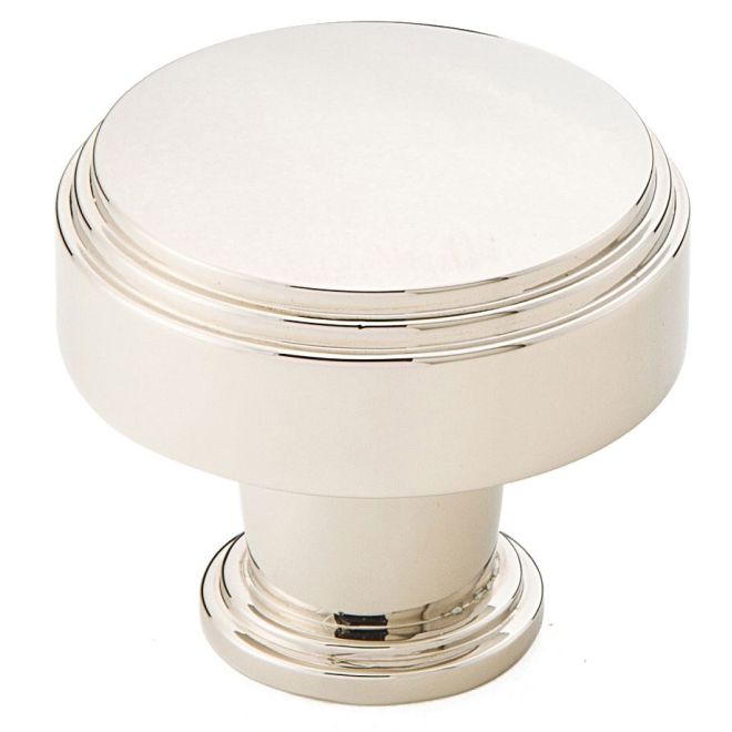 1.25 in. Newport Cabinet Knob, Bright Nickel